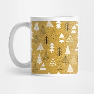 Christmas trees in the forest Mug